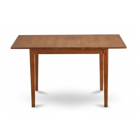 East West Furniture East West Furniture PST-SBR-T Picasso Table 32 in x 60in with 12 in butterfly leaf PST-SBR-T
